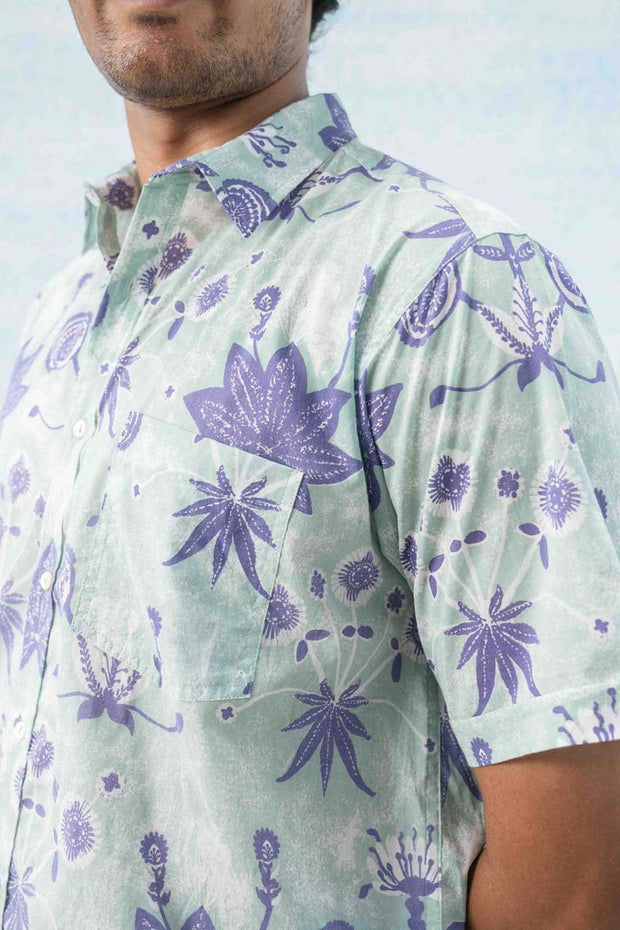 SHIRTS Sativa Printed Shirt (Sage Haze)