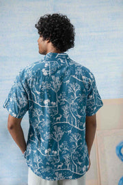 SHIRTS Creatures Of Canopy Printed Shirt (Teal Dream)