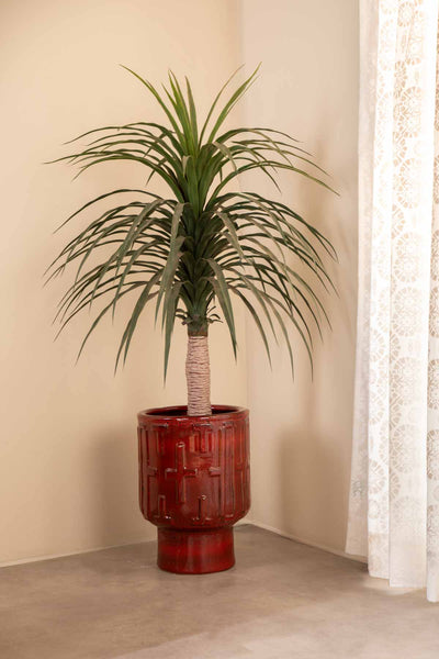 Gyamati Pedestal Ceramic Planter