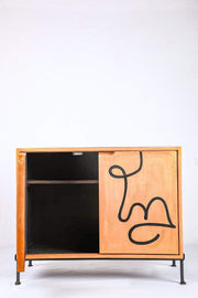 Face To Face Cabinet (Gold/Black)