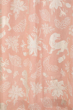 Ahnan Peach Sheer Fabric Swatch