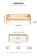 DAY BEDS Andaman Teak Wood Day Bed