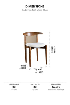 DINING CHAIRS Andaman Teak Wood Chair