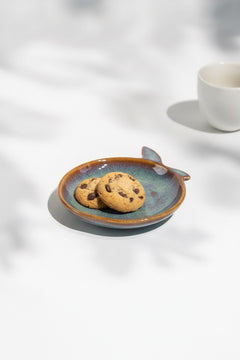 SNACK PLATES Apple Ceramic Snack Plate (Set Of 2)