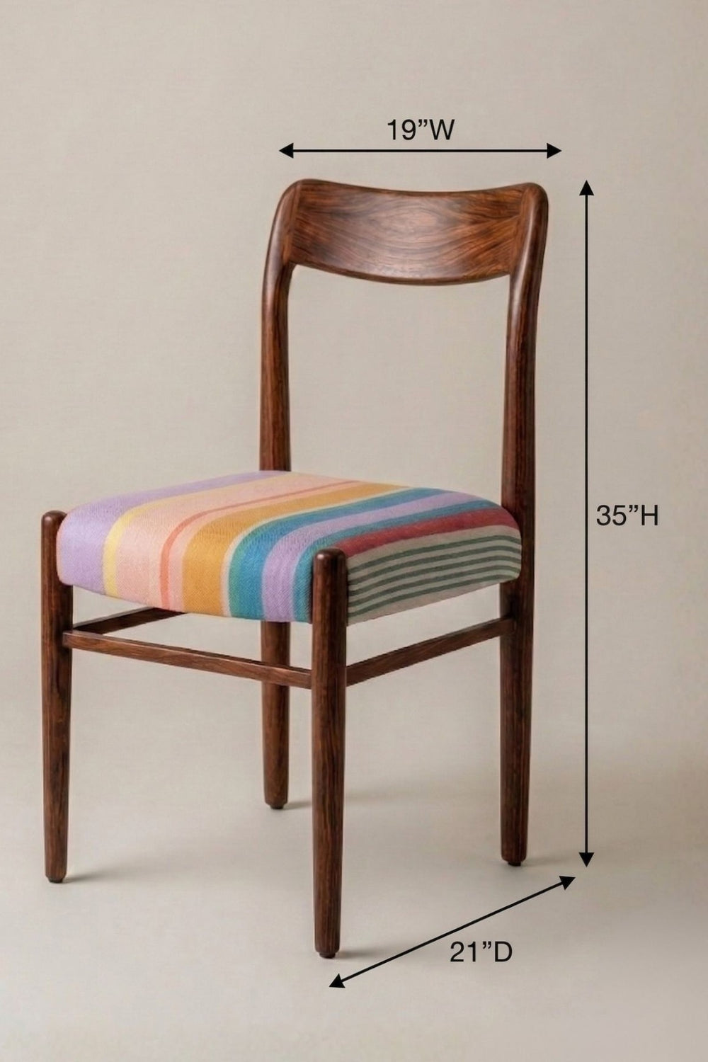Upholstered Bundle Ay`s Retro Dining Chair in Nu Happy Green Fabric