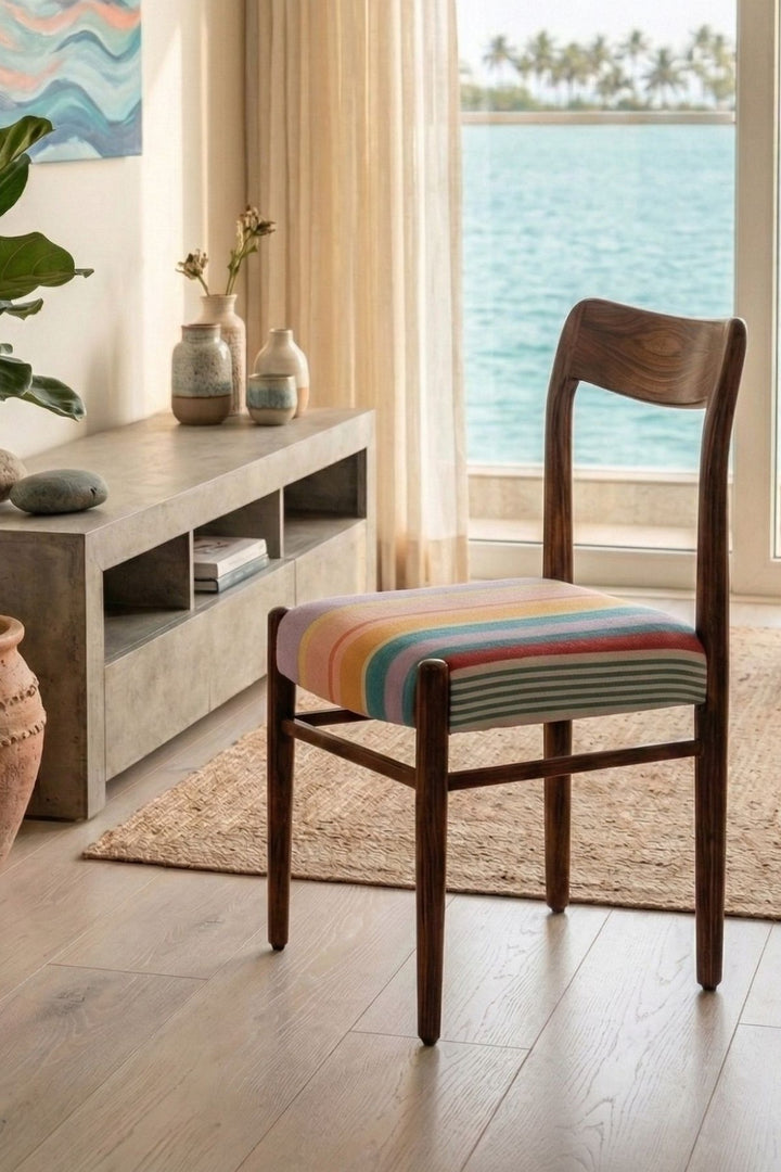 Upholstered Bundle Ay`s Retro Dining Chair in Nu Happy Green Fabric