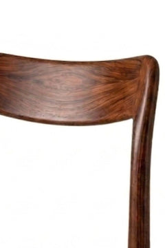 Upholstered Bundle Ay`s Retro Dining Chair in Mindscape Charcoal Fabric