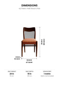 DINING CHAIRS Ay`S Retro Teak Wood Chair