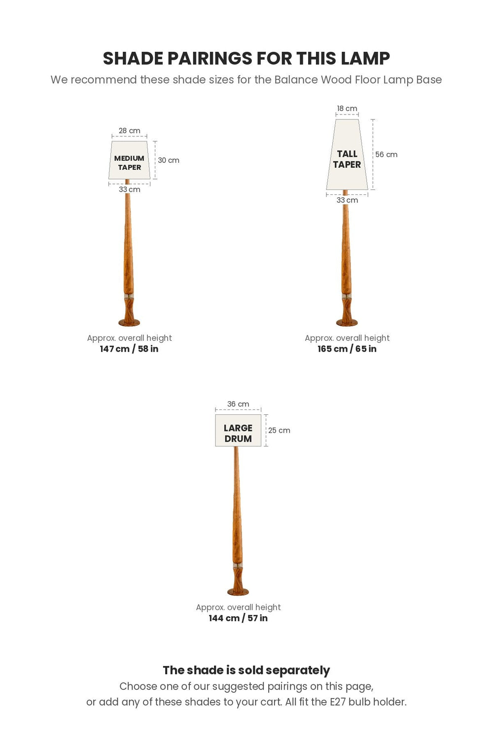 FLOOR LAMPS Balance Wood Floor Lamp (Natural)