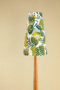 Balance Wood Floor Lamp with Panai Taper Lampshade