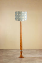 Balance Wood Floor Lamp with Celestial Sky Drum Lampshade (Lunar Gold)