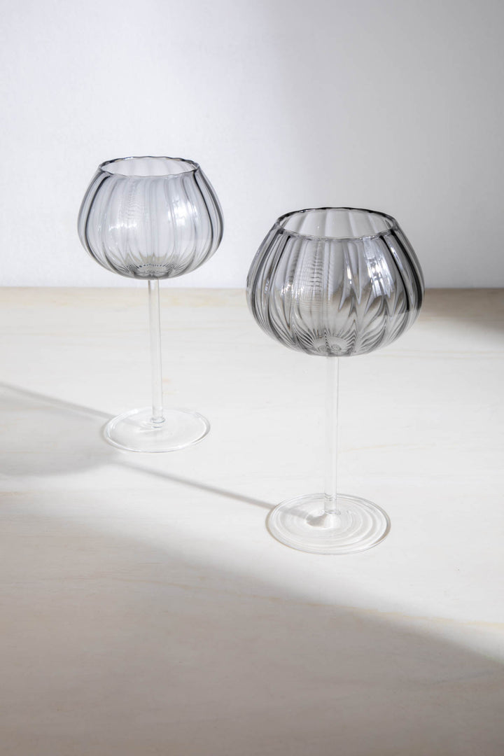 DRINKING GLASSES Balloon Wine Glass (Set of 2)