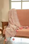 THROWS Bedrock Pink Sand Sofa Throw