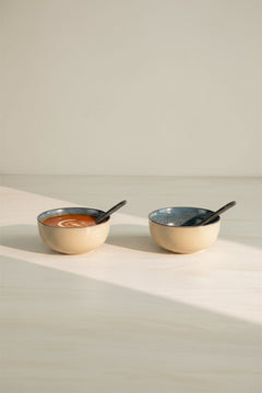 BOWLS Soma Ceramic Soup Bowl (Set Of 2)