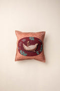 PRINT & PATTERN CUSHIONS Bird In The Pines Vintage Peach Cushion Cover (41 X 41 Cm)