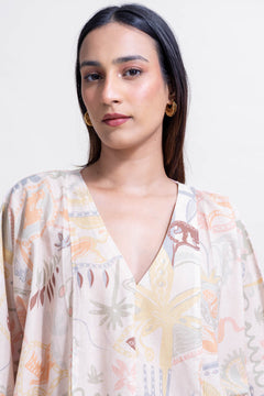 TOPS Treehouse Tunic Top (Birdie Blush)