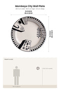 WALL PLATES Mombaye City Wall Plate