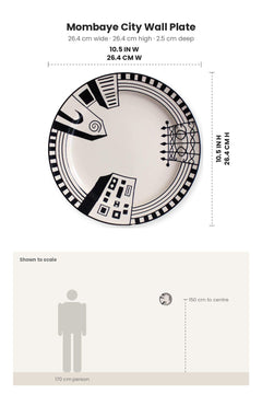 WALL PLATES Mombaye City Wall Plate