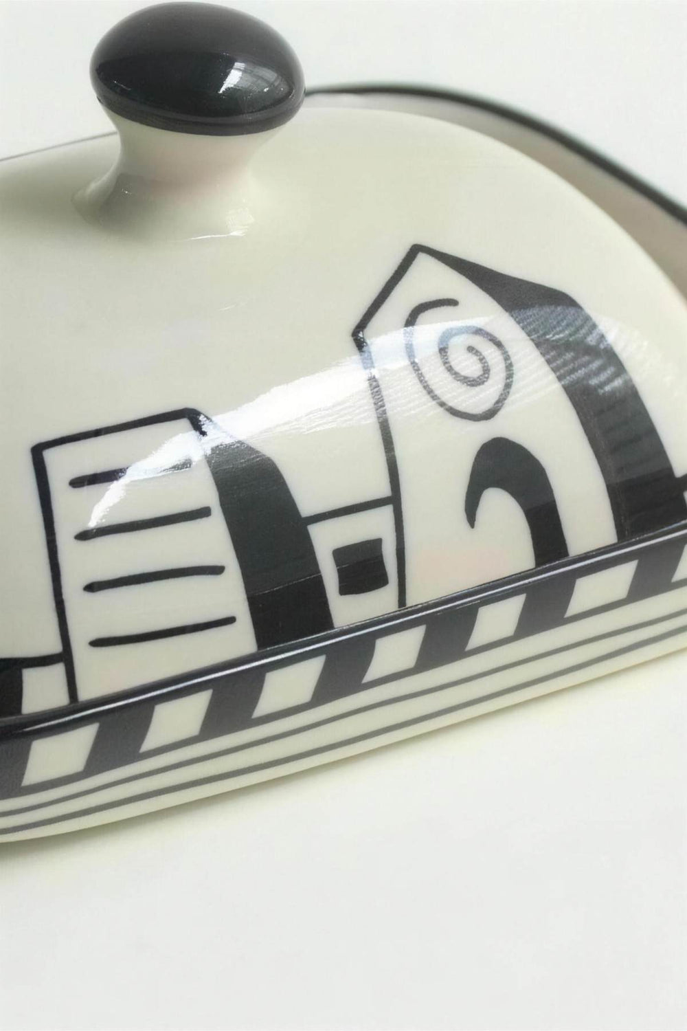DINING ACCESSORIES Mombaye City Ceramic Butter Dish