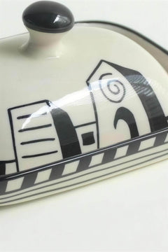 DINING ACCESSORIES Mombaye City Ceramic Butter Dish