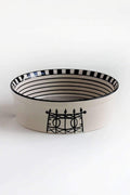 SERVING BOWLS Mombaye City Ceramic Large Flat Serving Bowl