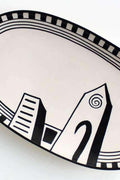 SERVING PLATTERS Mombaye City Ceramic Oval Platter