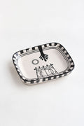SERVING PLATTERS Mombaye City Ceramic Snack Tray
