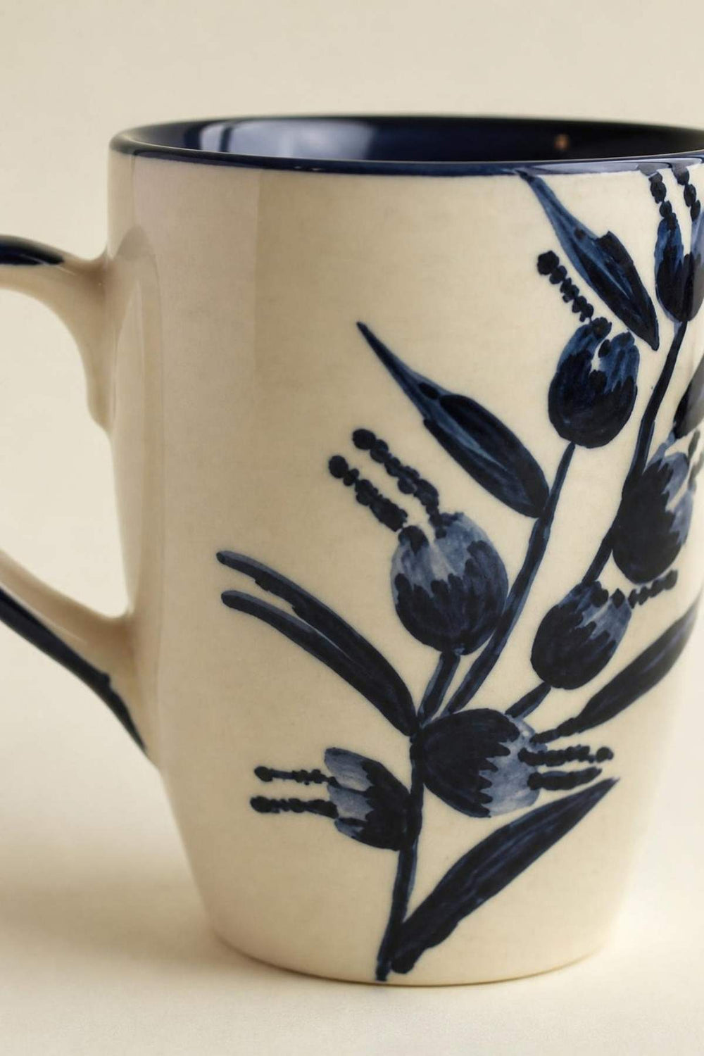 MUGS & CUPS Wonderland Blue Coffee Mug (Set Of 2)
