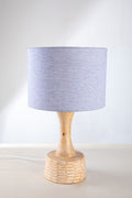 LAMPSHADES Solid Large Drum Lampshade (Blue)
