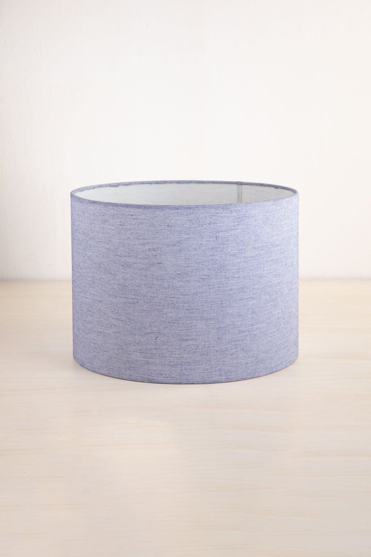 LAMPSHADES Solid Large Drum Lampshade (Blue)