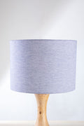 LAMPSHADES Solid Large Drum Lampshade (Blue)