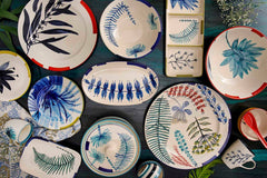 SERVING BOWLS Wonderland Ceramic Medium Serving Bowl