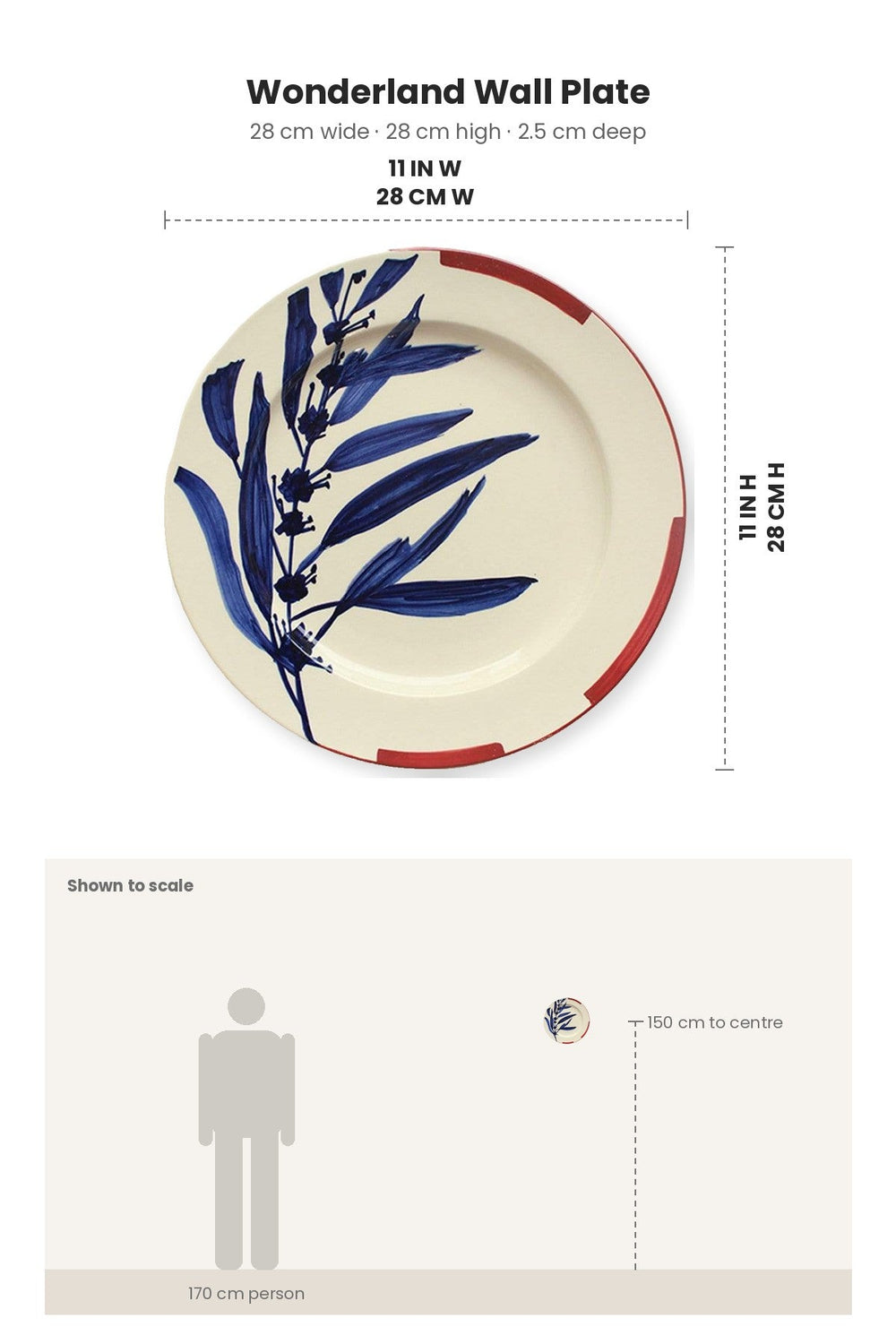 WALL PLATES Wonderland Wall Plate