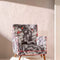 Bluez Accent Chair in Mindscape Charcoal Fabric