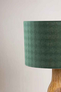 Lighting Bundle Bulb Table Lamp with Solid Drum Lampshade (Green)