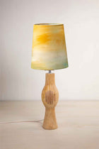 Bulb Table Lamp with Terai Grassland Taper Lampshade (Field Green)