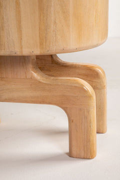 SIDE TABLES Burl Side Table