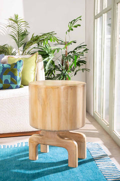 Burl Side Table