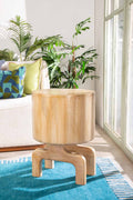 SIDE TABLES Burl Side Table