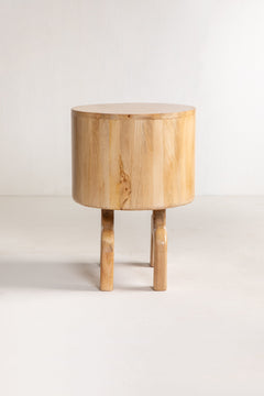 SIDE TABLES Burl Side Table