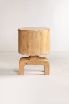 SIDE TABLES Burl Side Table