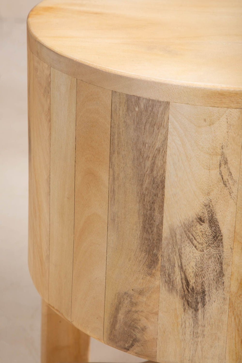 SIDE TABLES Burl Side Table
