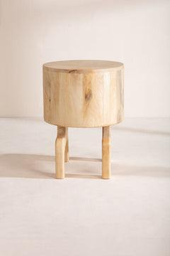SIDE TABLES Burl Side Table