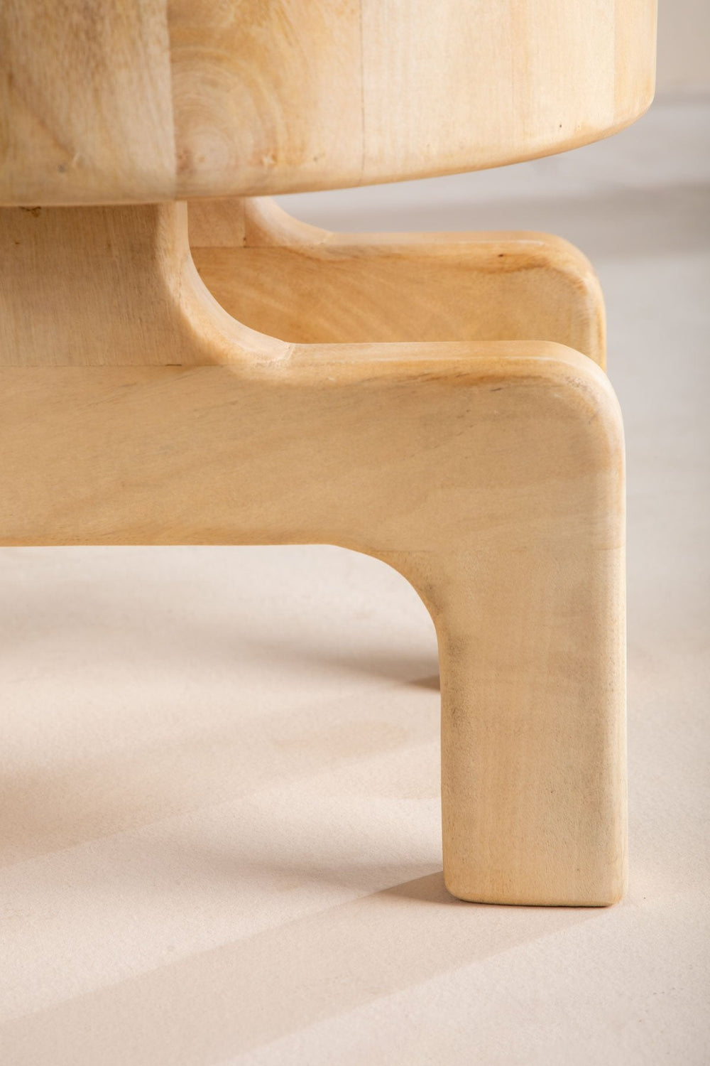 SIDE TABLES Burl Side Table