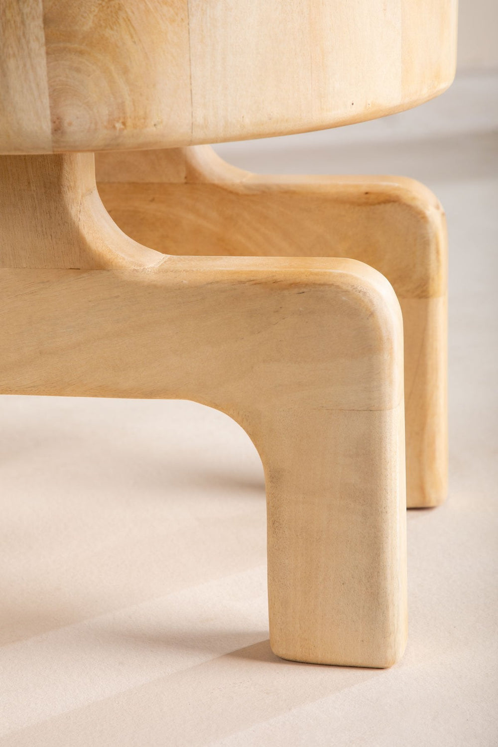 SIDE TABLES Burl Side Table