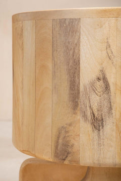 SIDE TABLES Burl Side Table