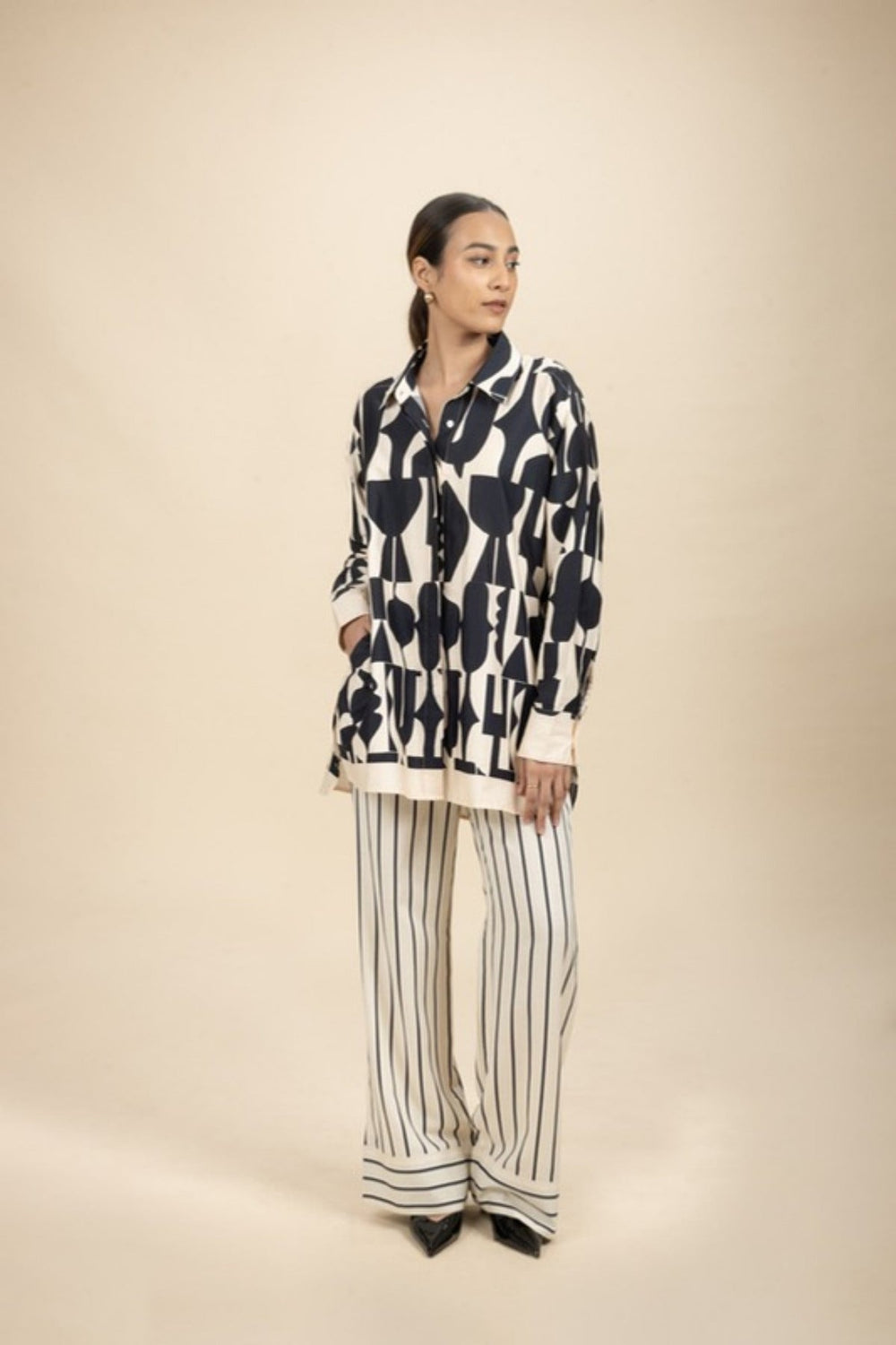 TOPS Senhur Shadow Easy Shirt (Buttercream)