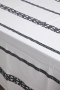 TABLE COVERS Aattur  Black And  White Table Cover