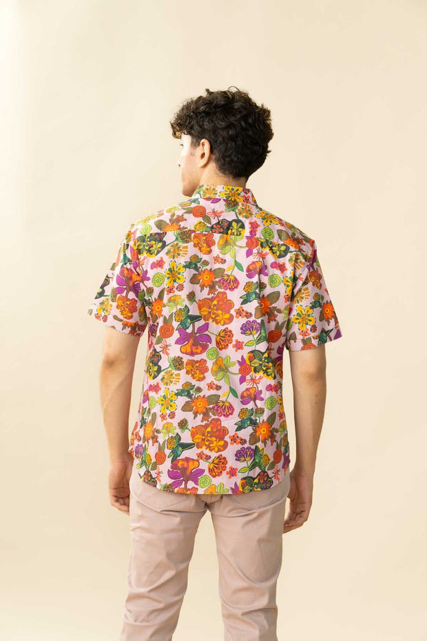 SHIRTS Ageli Field Printed Shirt (Lavender Meadow)