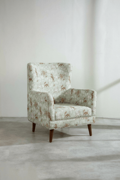 PRINT & PATTERN UPHOLSTERY FABRICS Ahnan Printed Upholstery Fabric (Icy Green)